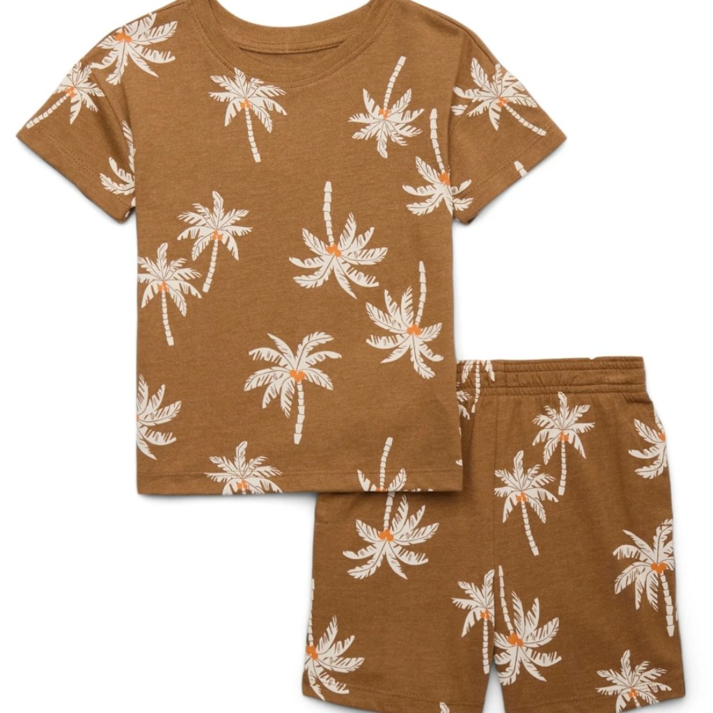 Wonder Nation Palm Tree 2 Pc Set 12 Months